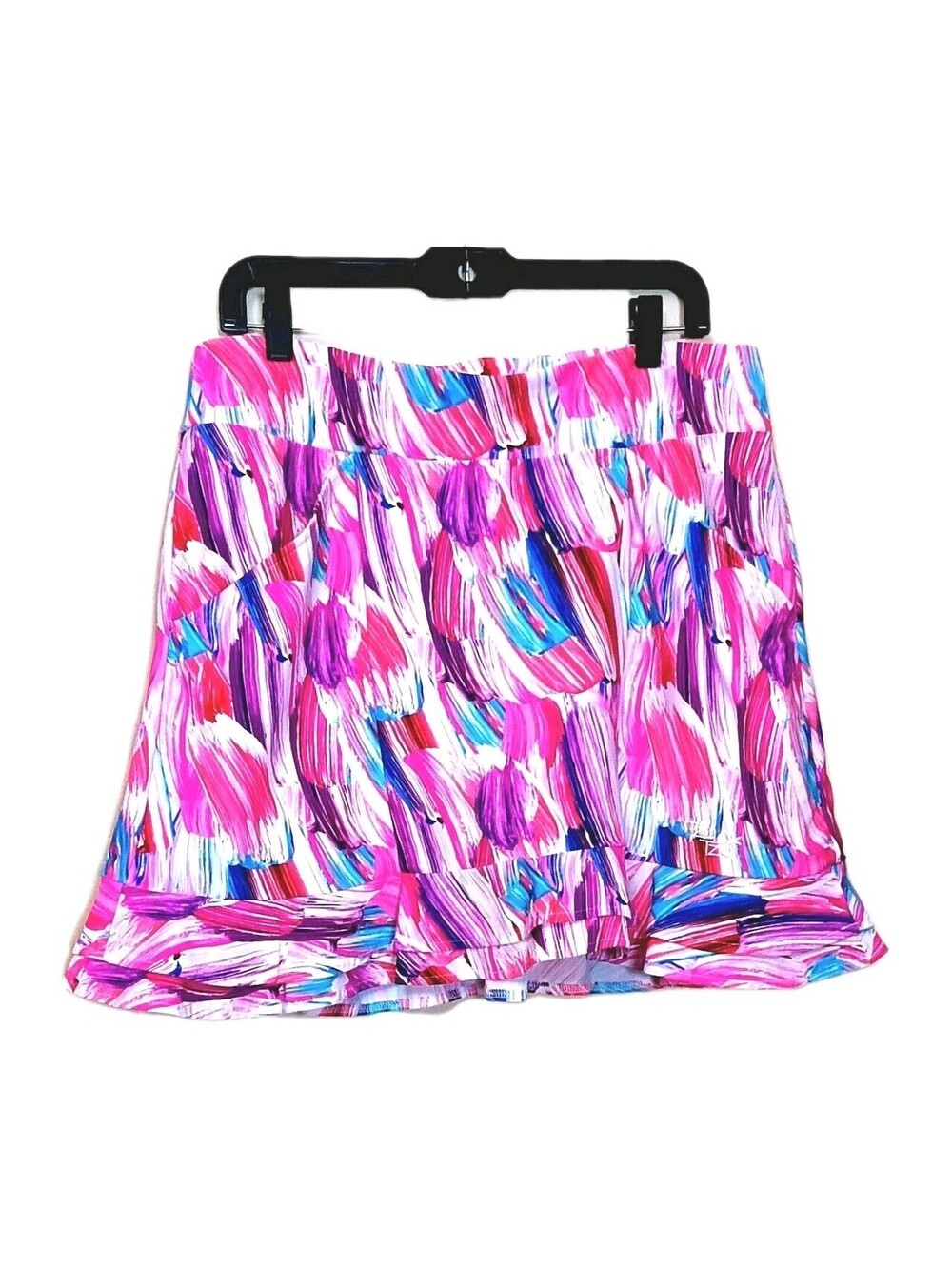 Tzu Tzu Athletic Performance Tennis Golf Pickleball Skort Sz XL UPF Colorful UV
